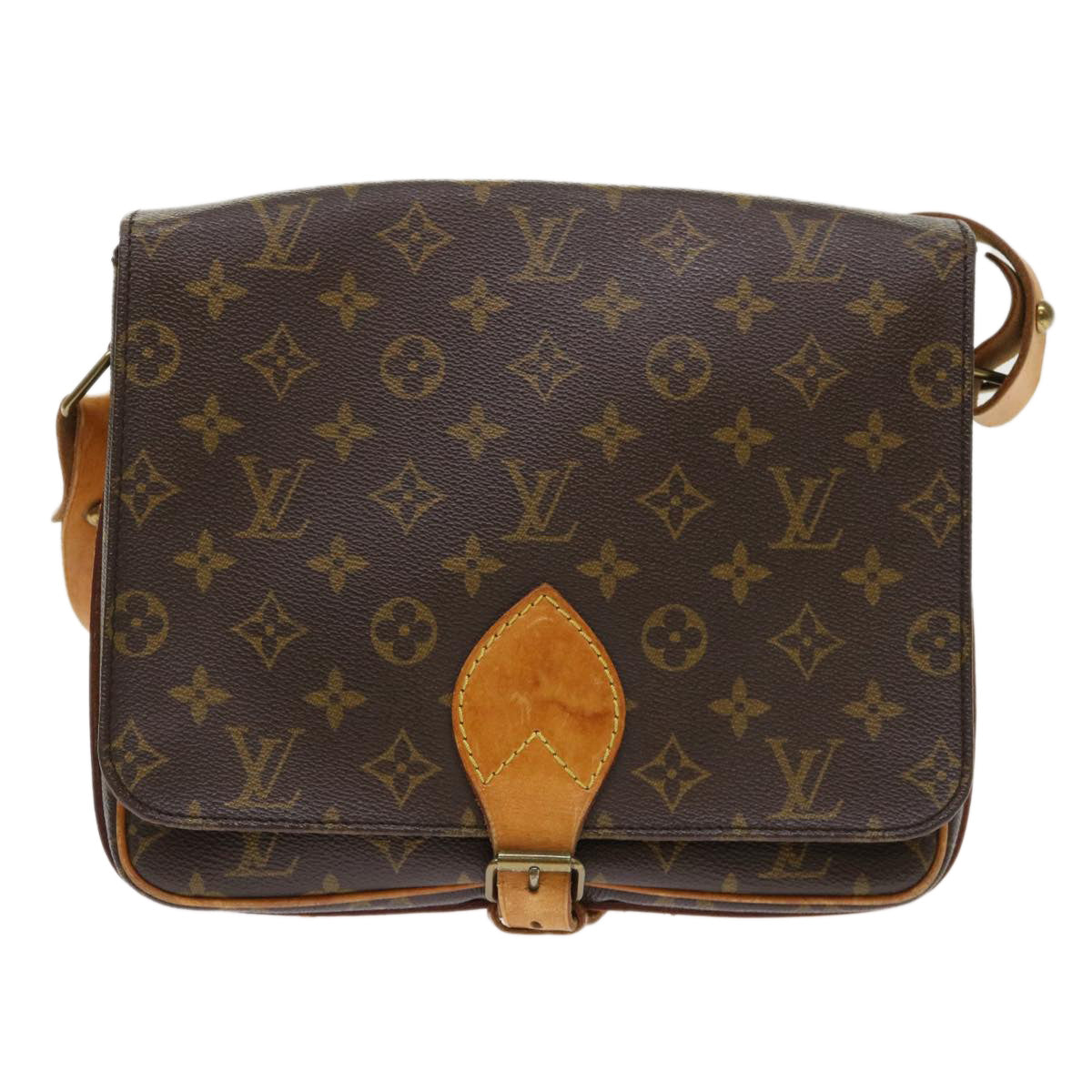 LOUIS VUITTON Monogram Cartouchiere GM Shoulder Bag M51252 LV rd5394