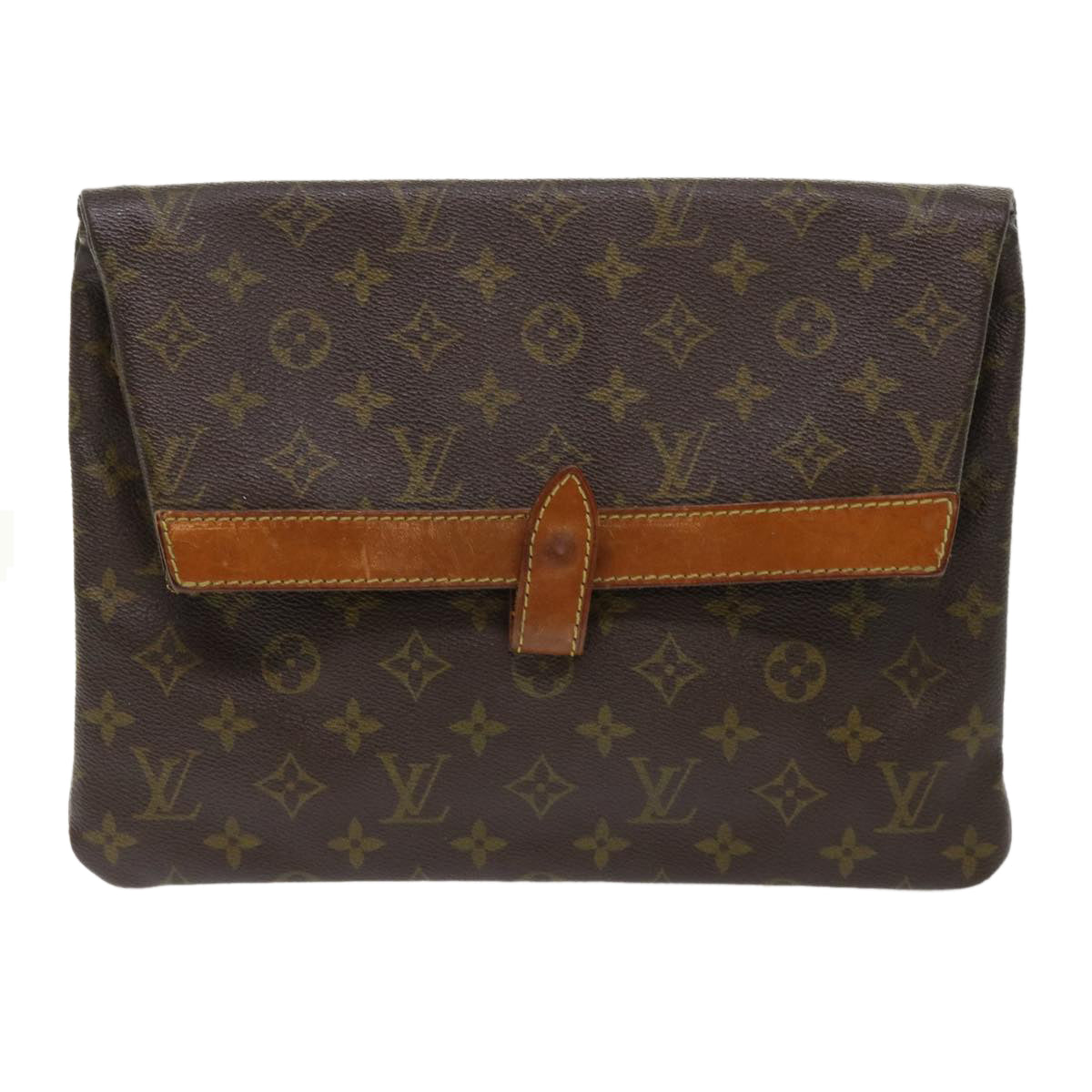 LOUIS VUITTON Monogram Pochette Priant Clutch Bag M51805 LV rd5400