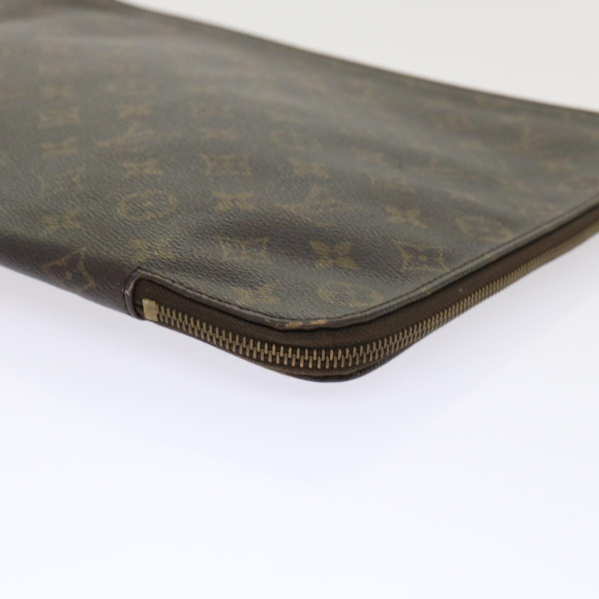 LOUIS VUITTON Monogram Poche Document Briefcase M53400 LV rd5407