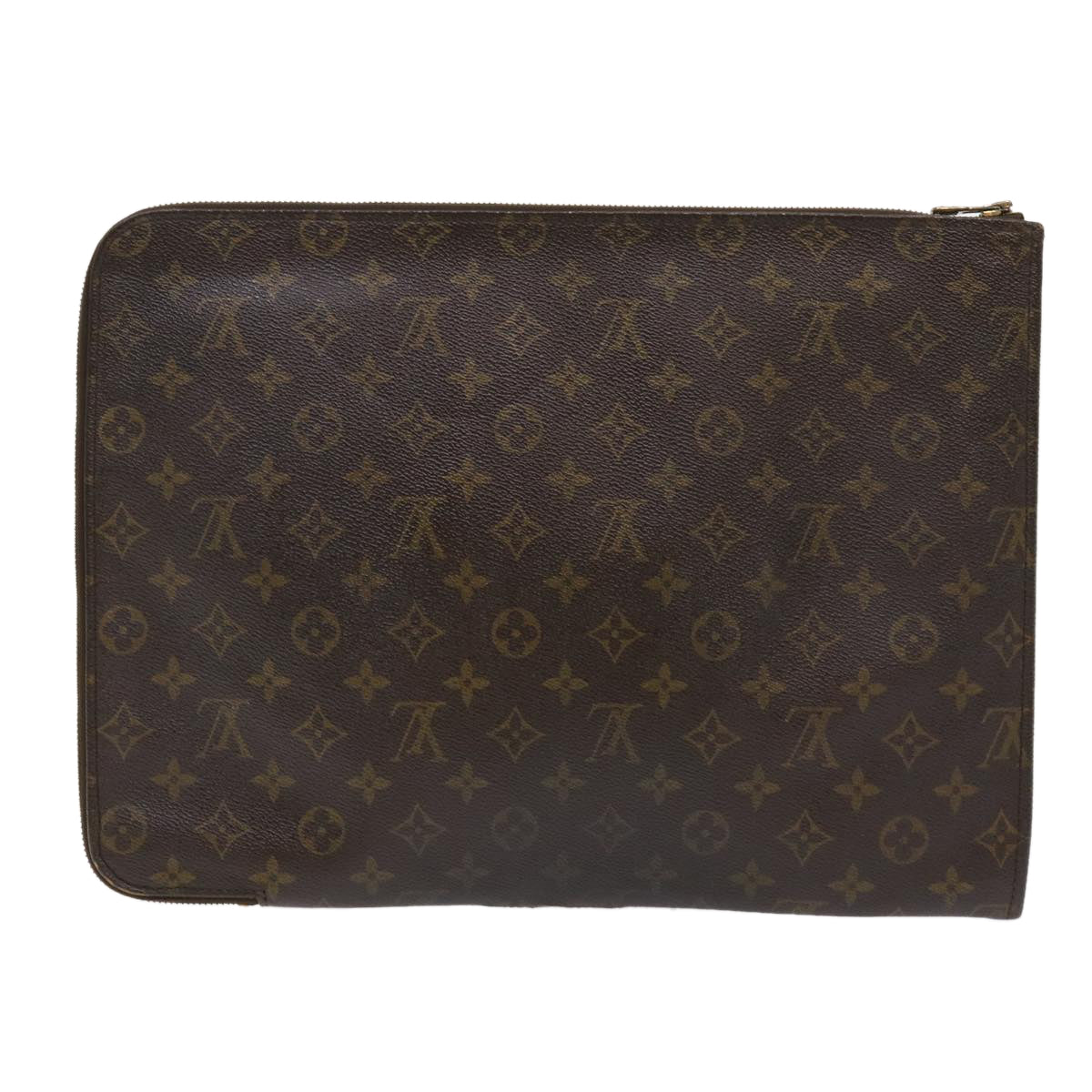 LOUIS VUITTON Monogram Poche Document Briefcase M53400 LV rd5407
