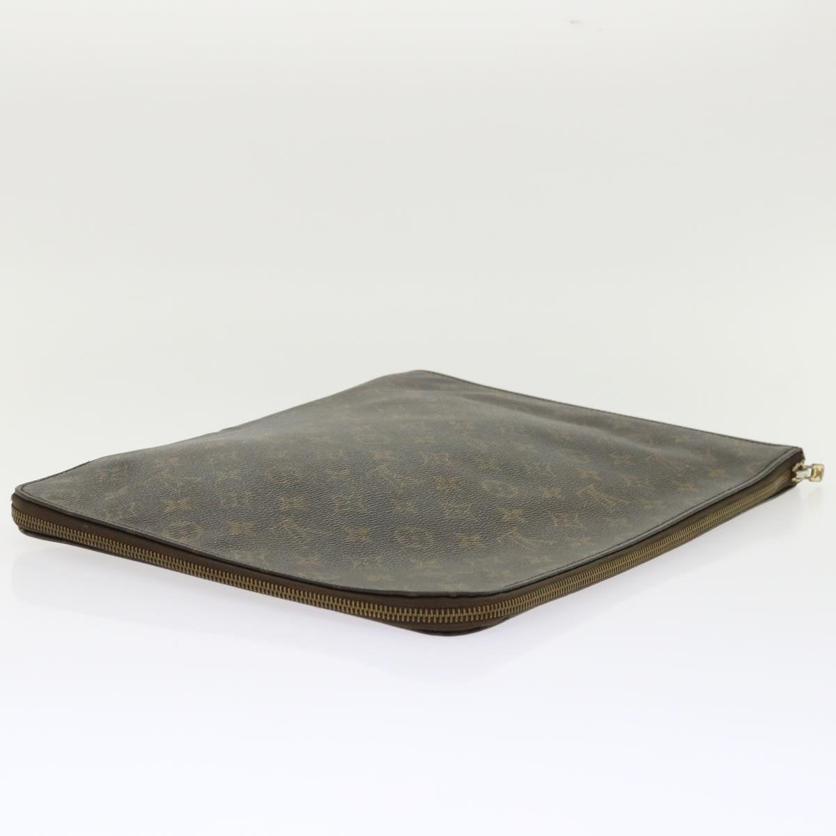 LOUIS VUITTON Monogram Poche Document Briefcase M53400 LV rd5407