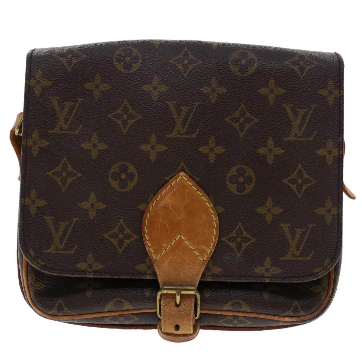 LOUIS VUITTON Monogram Cartouchiere MM Shoulder Bag M51253 LV rd5500