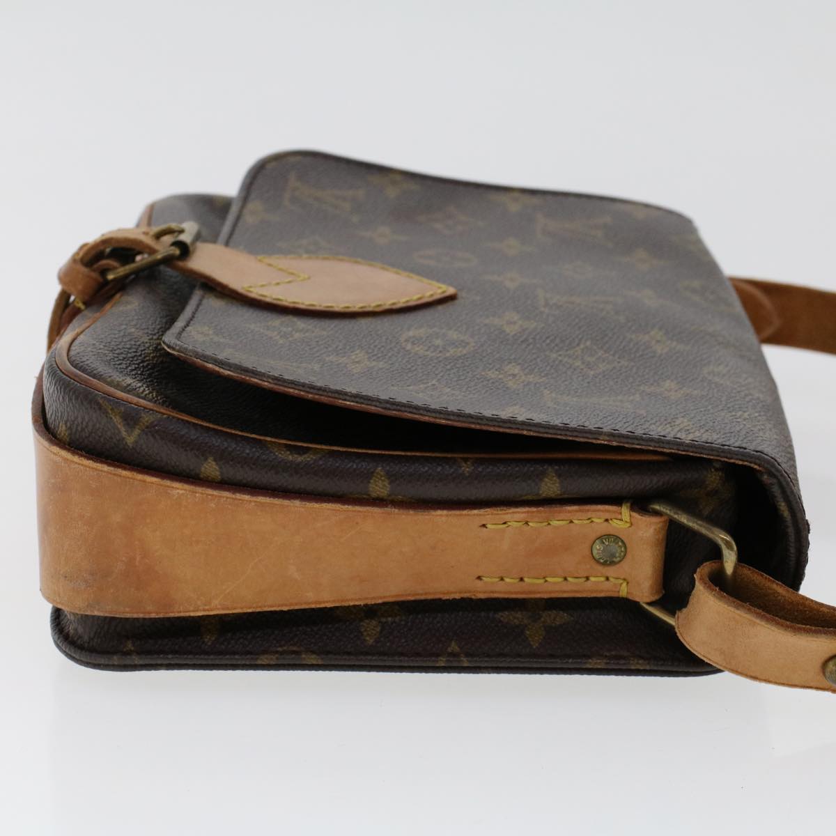 LOUIS VUITTON Monogram Cartouchiere MM Shoulder Bag M51253 LV rd5500