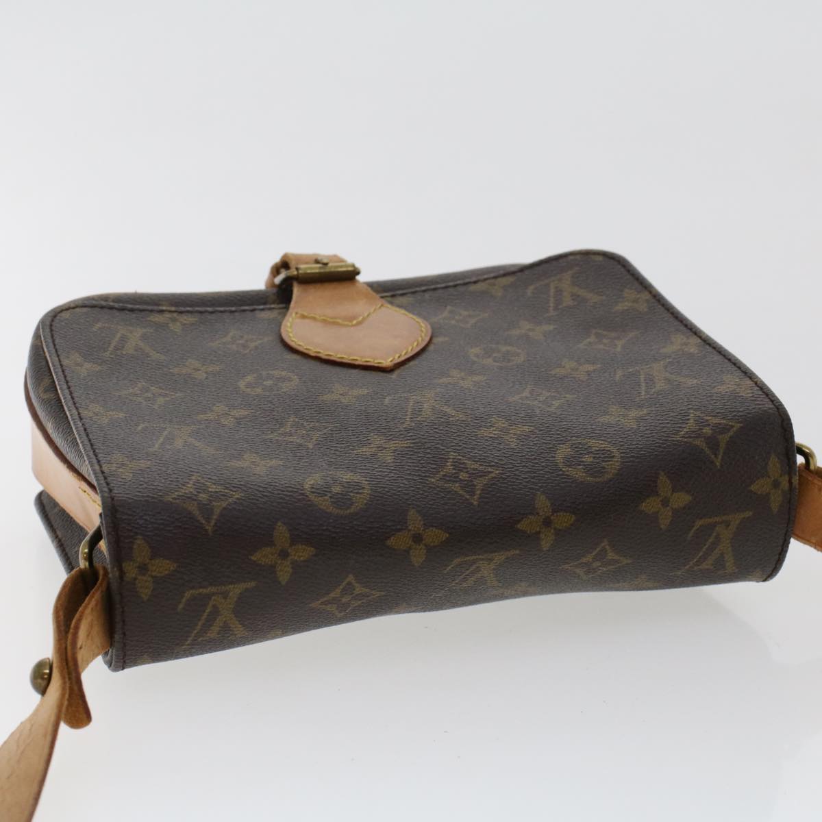 LOUIS VUITTON Monogram Cartouchiere MM Shoulder Bag M51253 LV rd5500