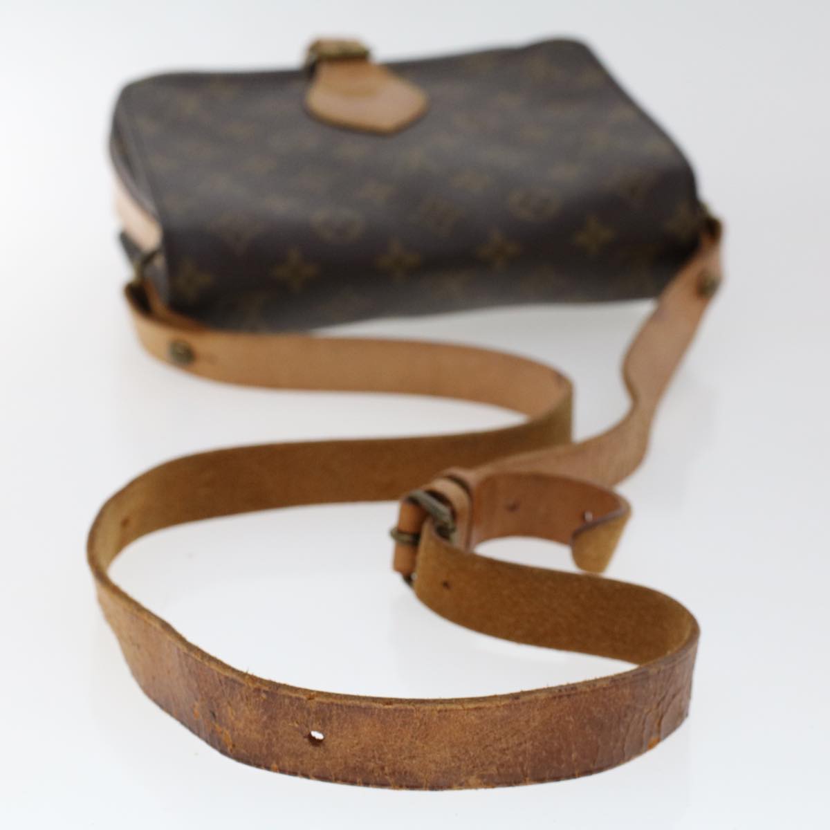 LOUIS VUITTON Monogram Cartouchiere MM Shoulder Bag M51253 LV rd5500