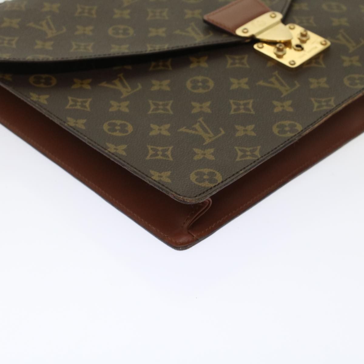 LOUIS VUITTON Monogram Porte Documents Bandouliere Bag 2way M53338 rd5556