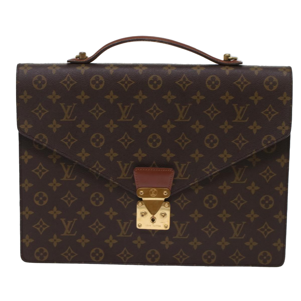 LOUIS VUITTON Monogram Porte Documents Bandouliere Bag 2way M53338 rd5556