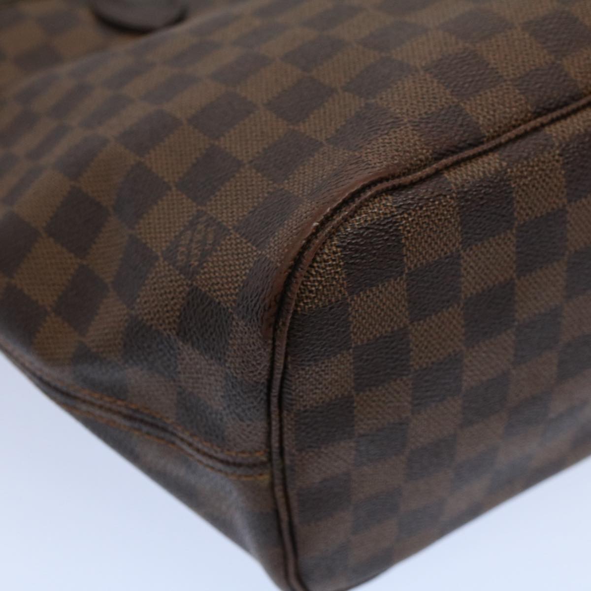 LOUIS VUITTON Damier Ebene Neverfull MM Tote Bag N51105 LV rd5789