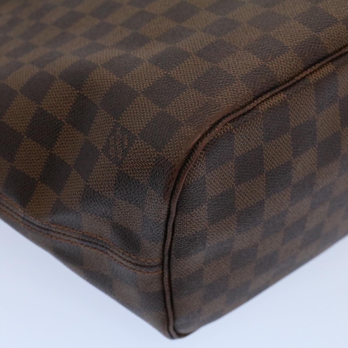 LOUIS VUITTON Damier Ebene Neverfull MM Tote Bag N51105 LV rd5789