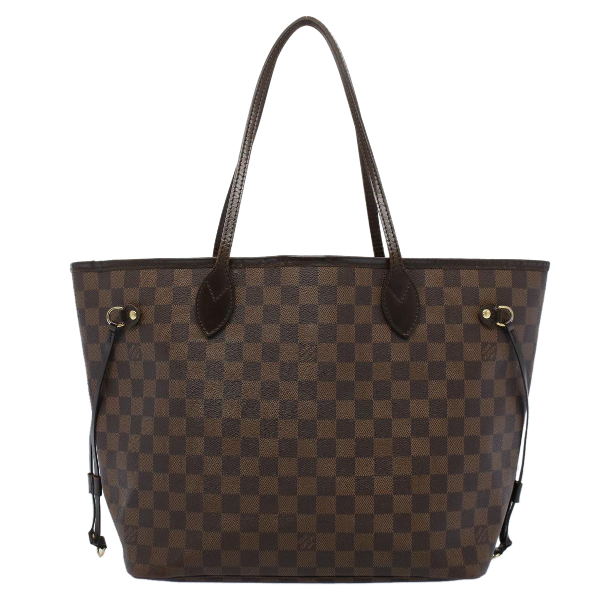 LOUIS VUITTON Damier Ebene Neverfull MM Tote Bag N51105 LV rd5789