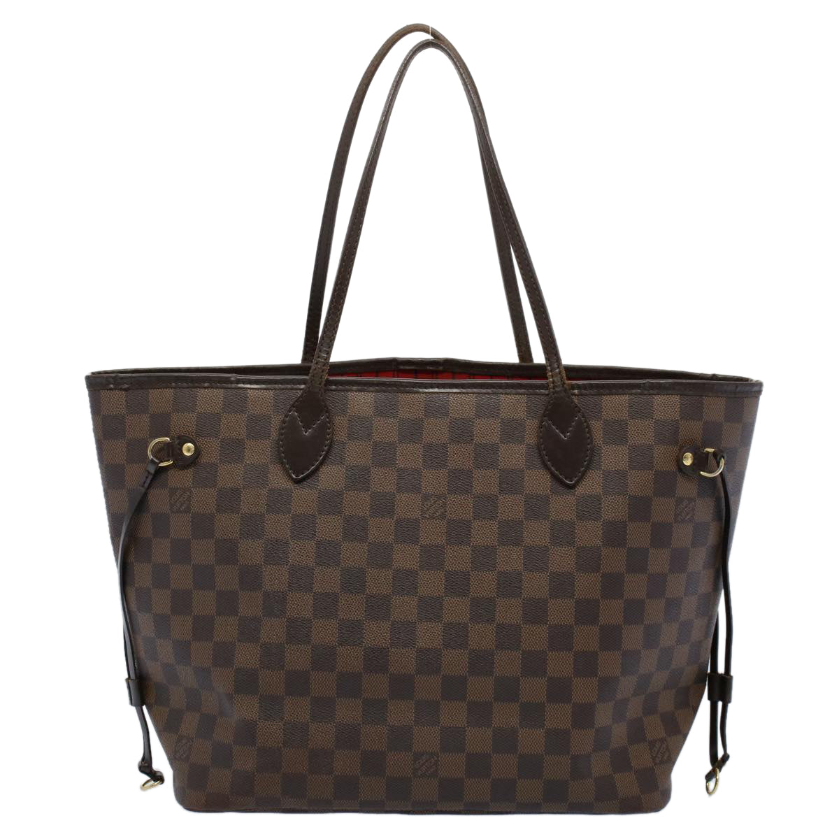 LOUIS VUITTON Damier Ebene Neverfull MM Tote Bag N51105 LV rd5789