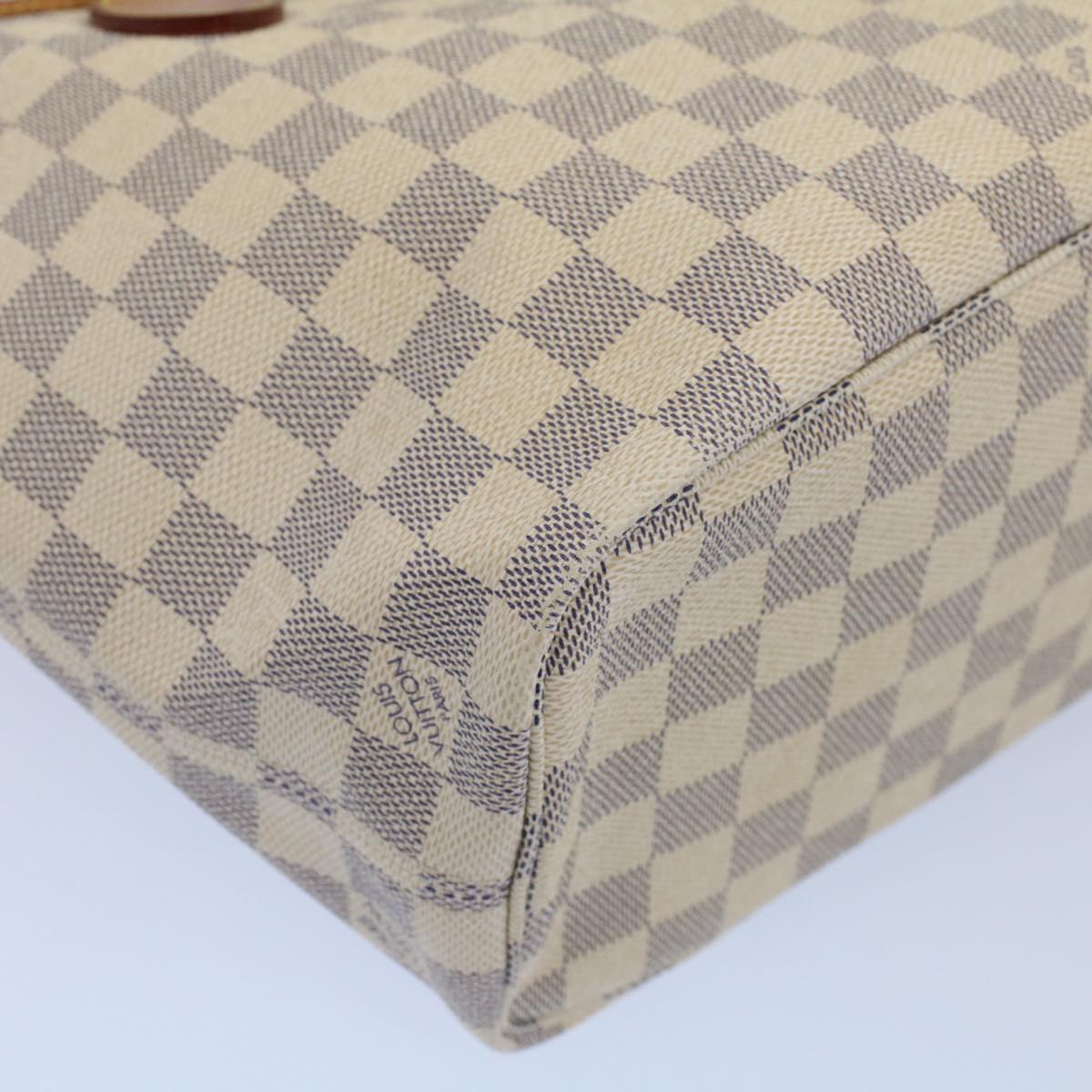 LOUIS VUITTON Damier Azur Neverfull PM Tote Bag N41362 LV rd5790