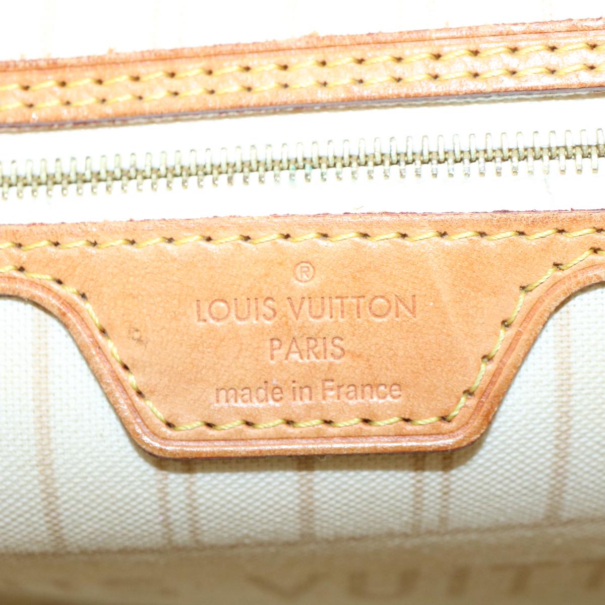 LOUIS VUITTON Damier Azur Neverfull PM Tote Bag N41362 LV rd5790