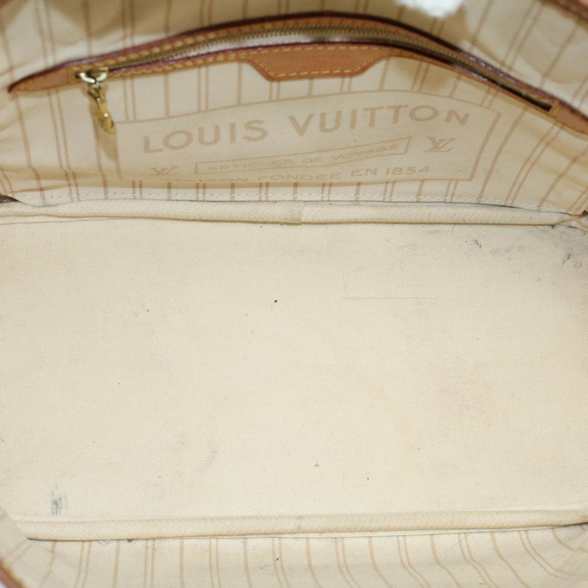 LOUIS VUITTON Damier Azur Neverfull PM Tote Bag N41362 LV rd5790