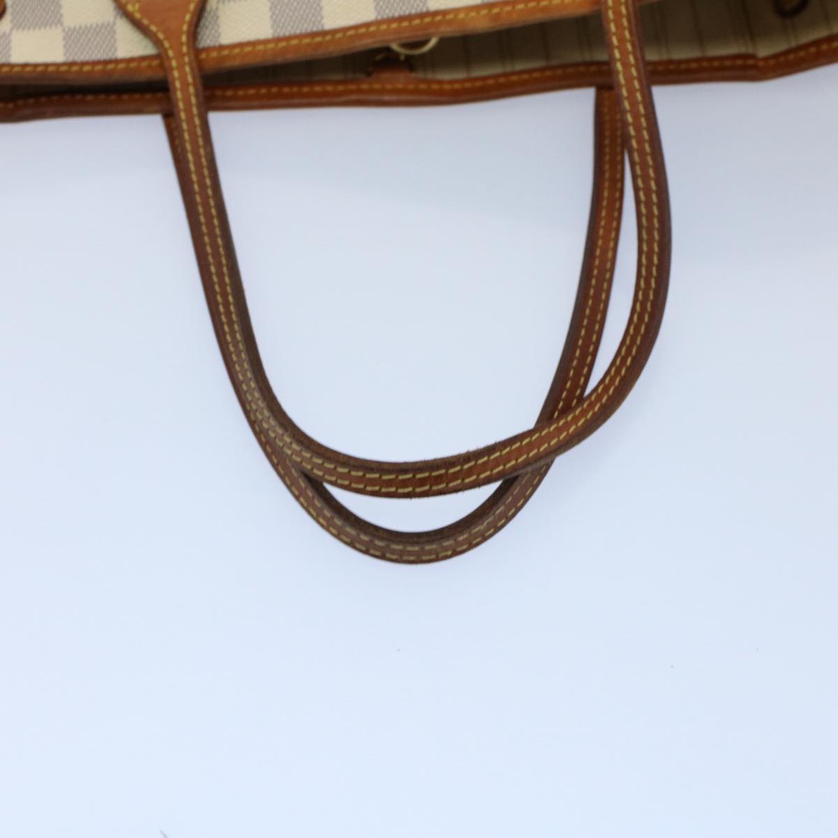 LOUIS VUITTON Damier Azur Neverfull PM Tote Bag N41362 LV rd5790