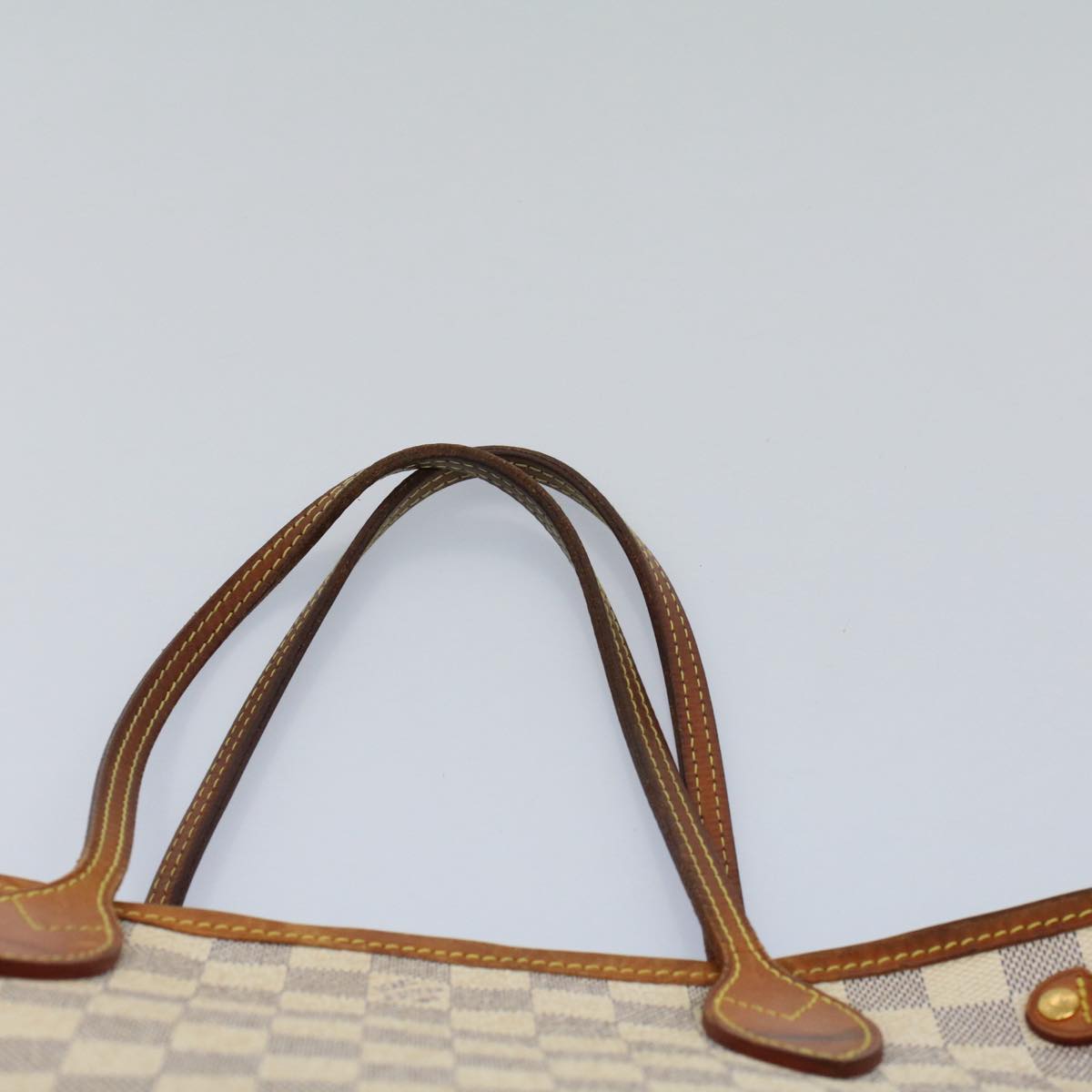 LOUIS VUITTON Damier Azur Neverfull PM Tote Bag N41362 LV rd5790