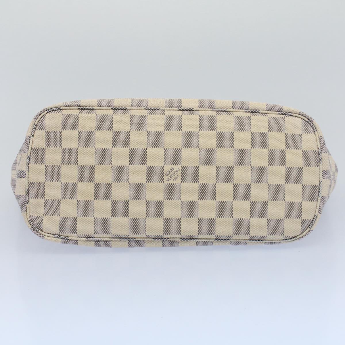 LOUIS VUITTON Damier Azur Neverfull PM Tote Bag N41362 LV rd5790
