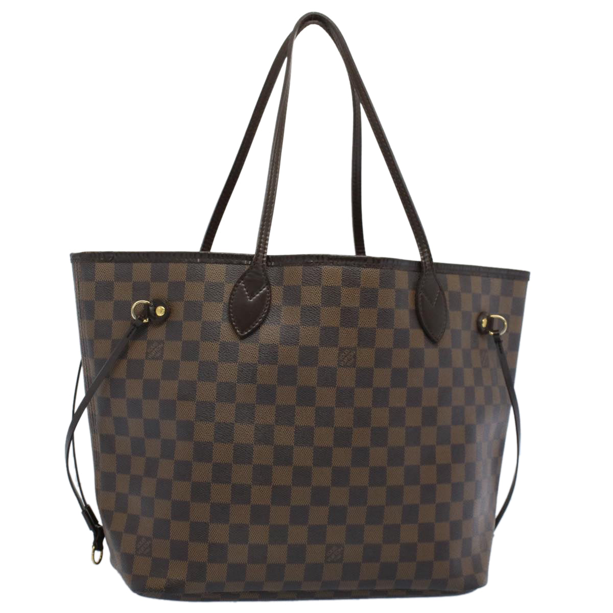 LOUIS VUITTON Damier Ebene Neverfull MM Tote Bag N51105 LV rd5793