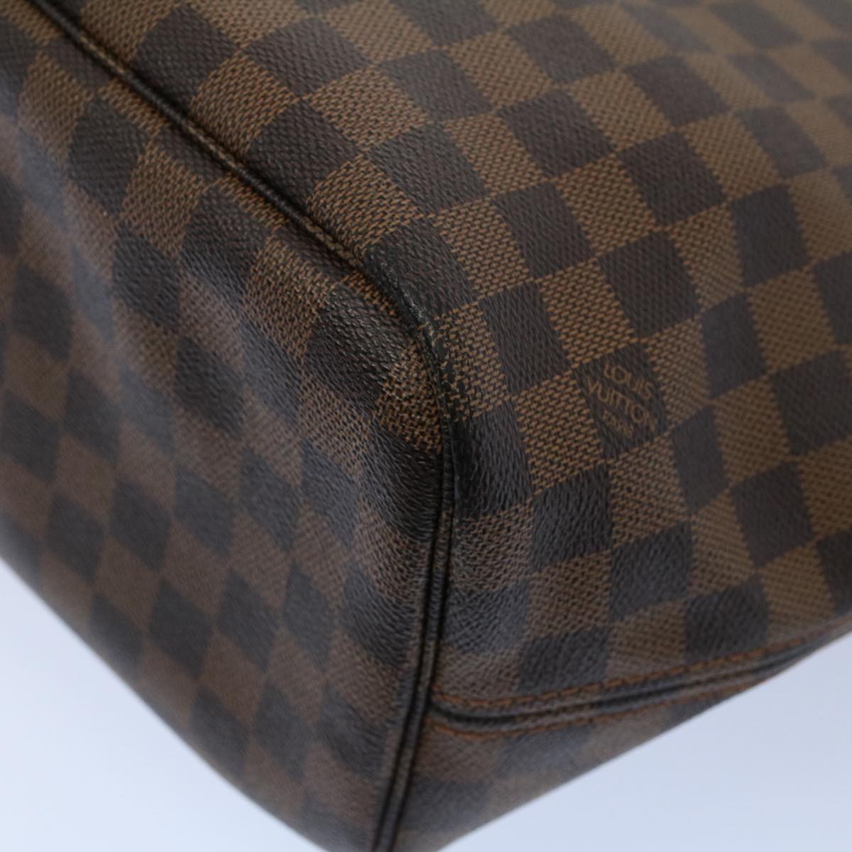LOUIS VUITTON Damier Ebene Neverfull MM Tote Bag N51105 LV rd5793