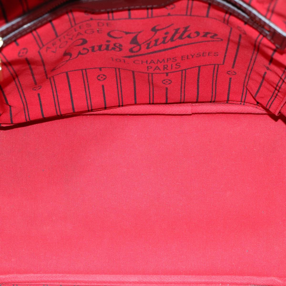 LOUIS VUITTON Damier Ebene Neverfull MM Tote Bag N51105 LV rd5793