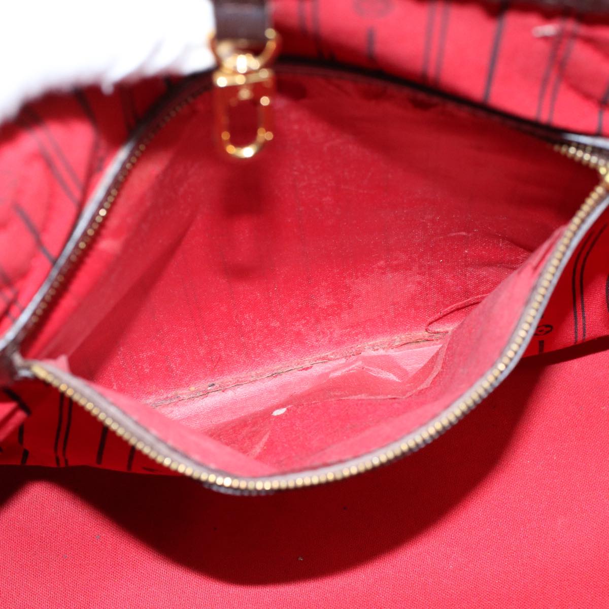 LOUIS VUITTON Damier Ebene Neverfull MM Tote Bag N51105 LV rd5793