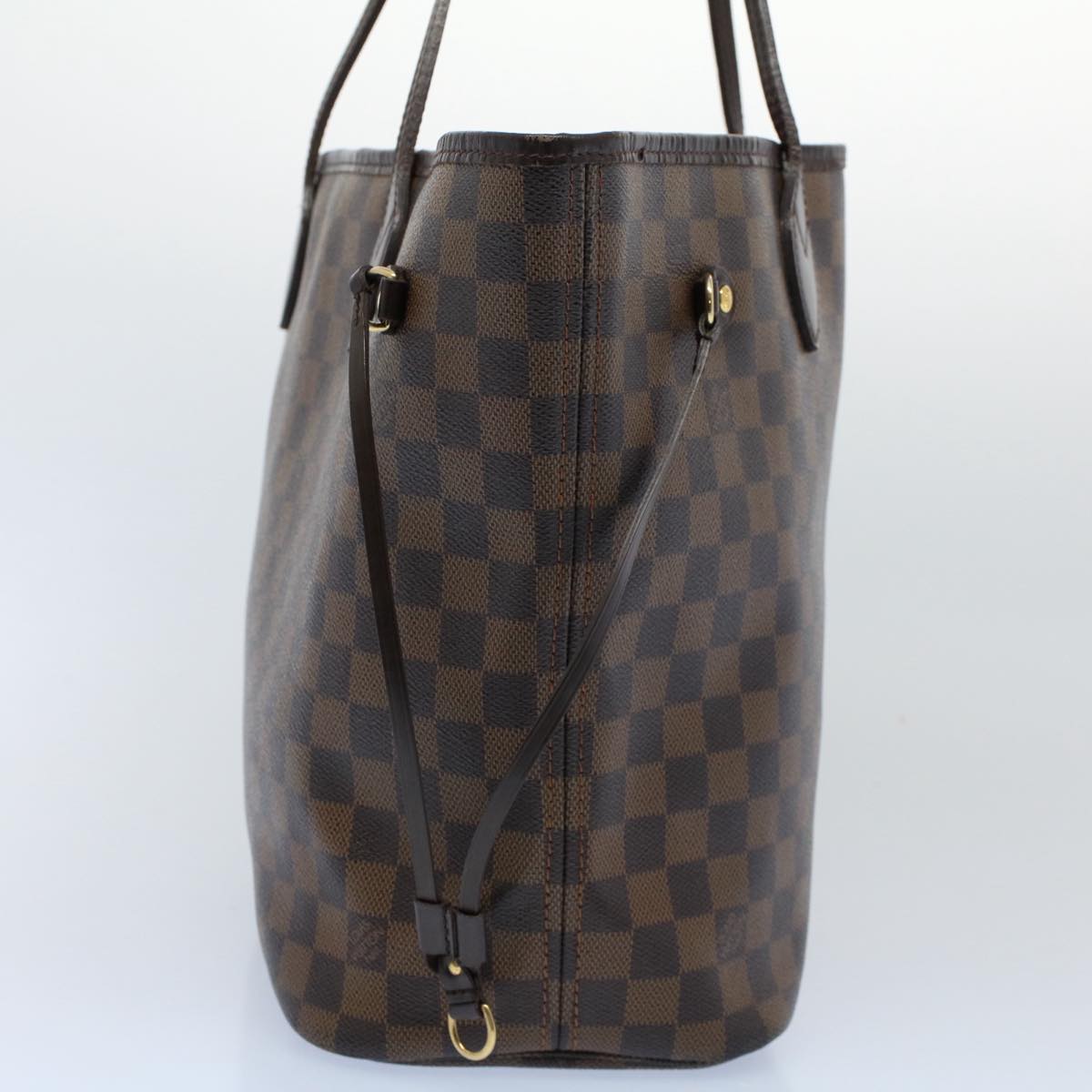LOUIS VUITTON Damier Ebene Neverfull MM Tote Bag N51105 LV rd5793