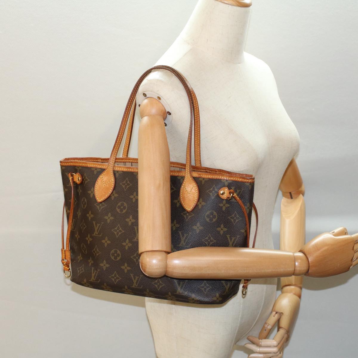 LOUIS VUITTON Monogram Neverfull PM Tote Bag M40155 LV rd5797