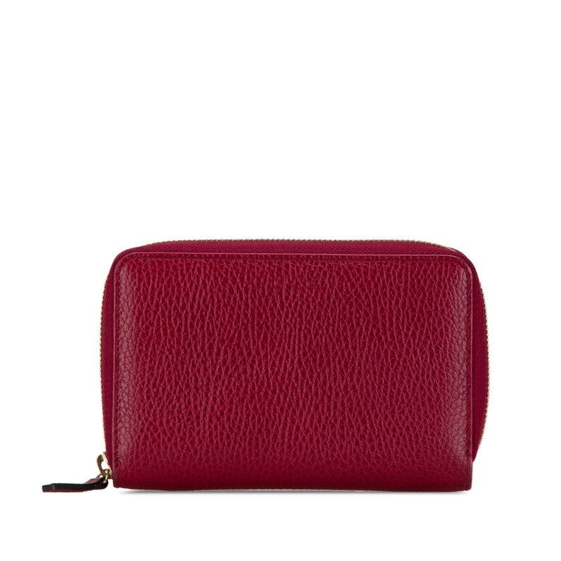 Luxury Gucci Trending 2025 Leather Round Zipper Long Wallet 420113