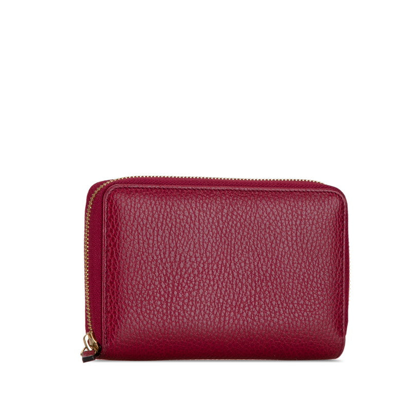 Luxury Gucci Trending 2025 Leather Round Zipper Long Wallet 420113