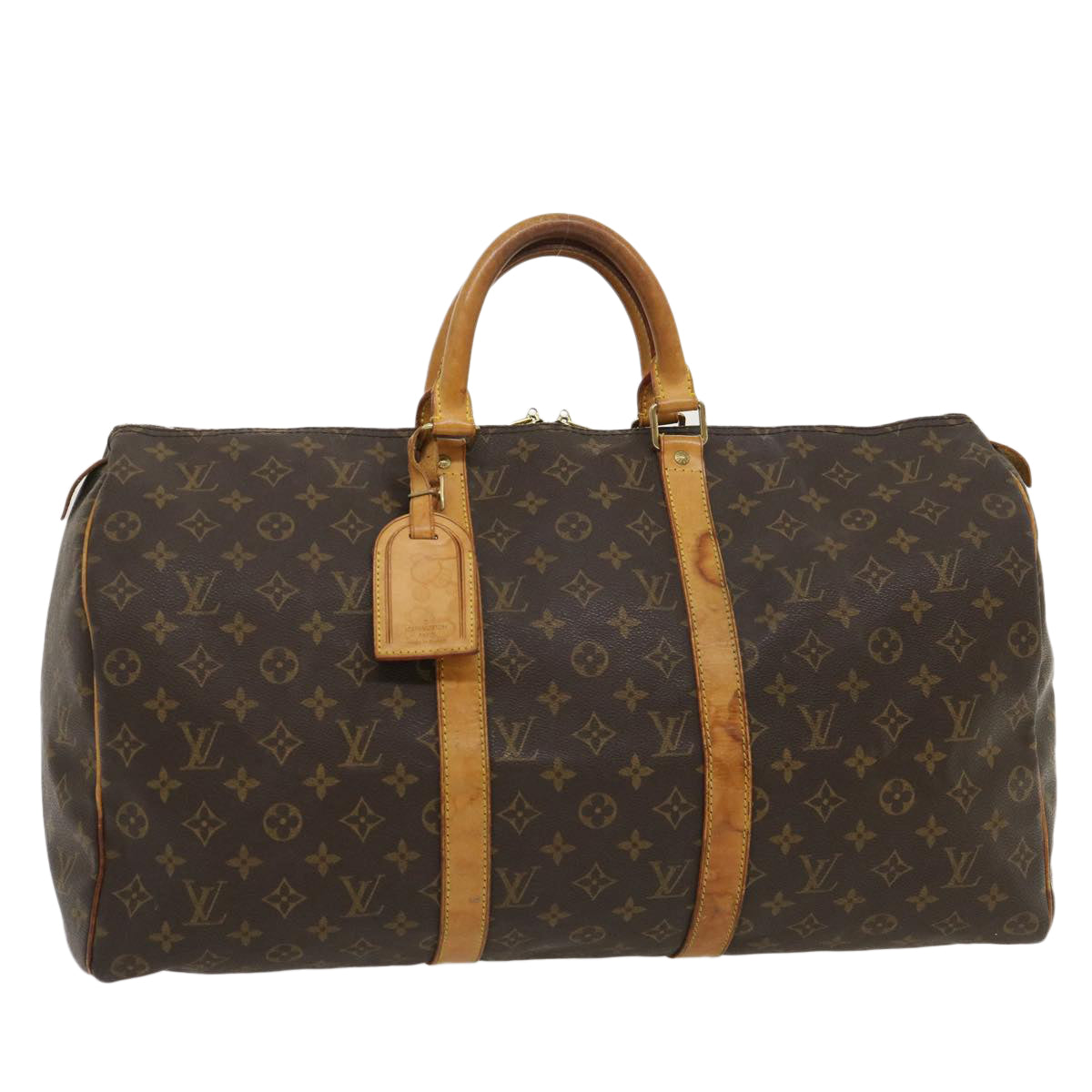 LOUIS VUITTON Monogram Keepall 50 Boston Bag M41426 LV rh108