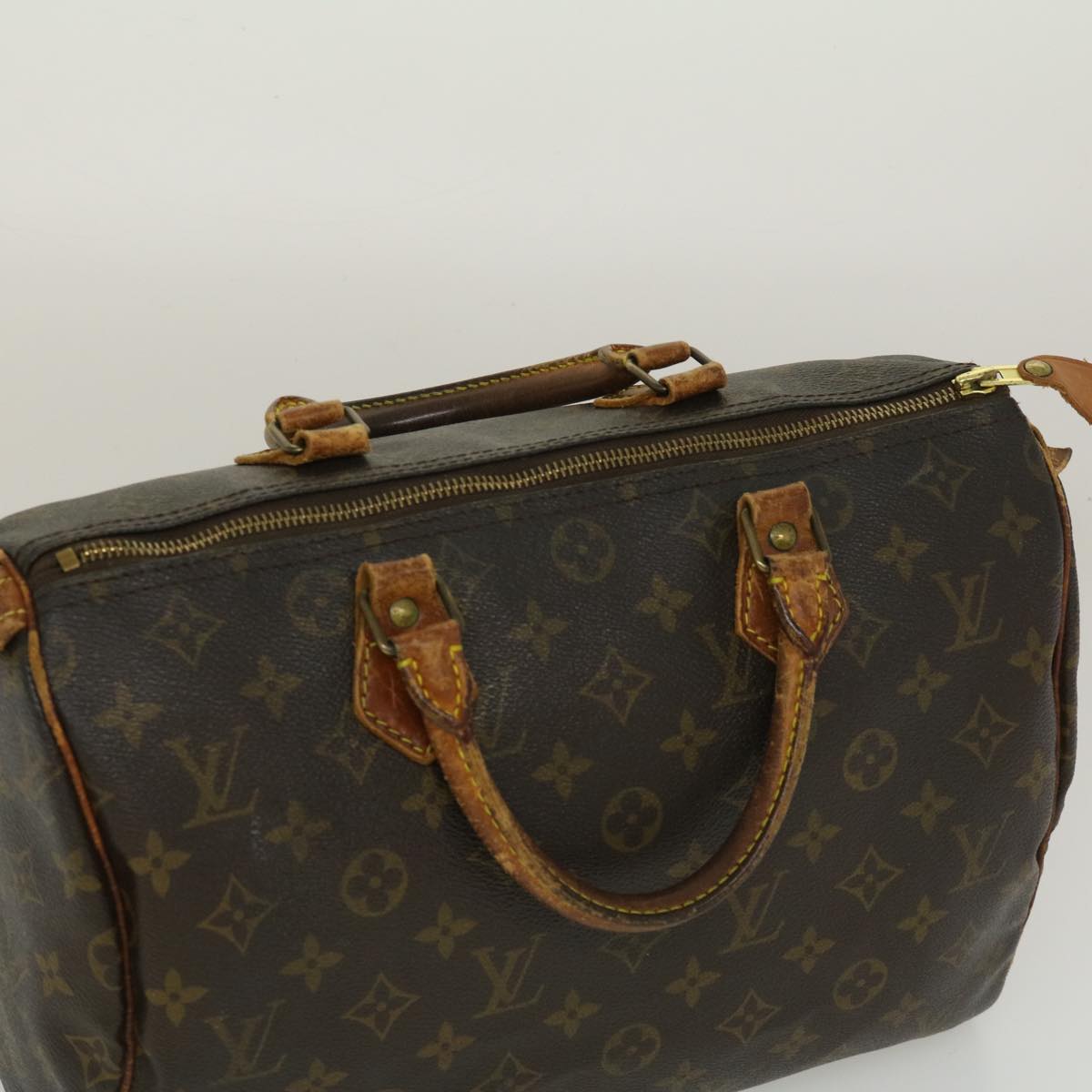 LOUIS VUITTON Monogram Speedy 30 Hand Bag M41526 LV rh176