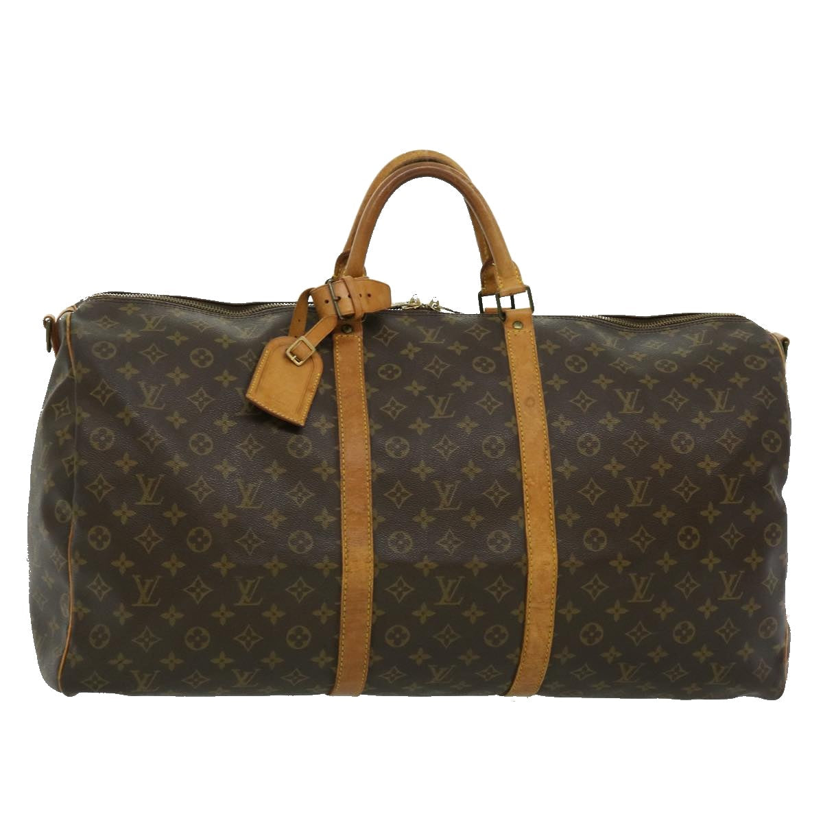 LOUIS VUITTON Monogram Keepall Bandouliere 60 Boston Bag M41412 LV rh228