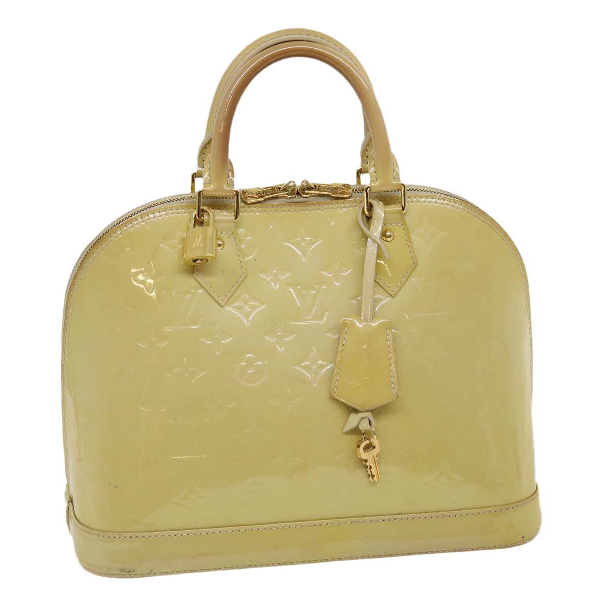 LOUIS VUITTON Epi Alma PM Hand Bag Broncorail M91445 LV rh240