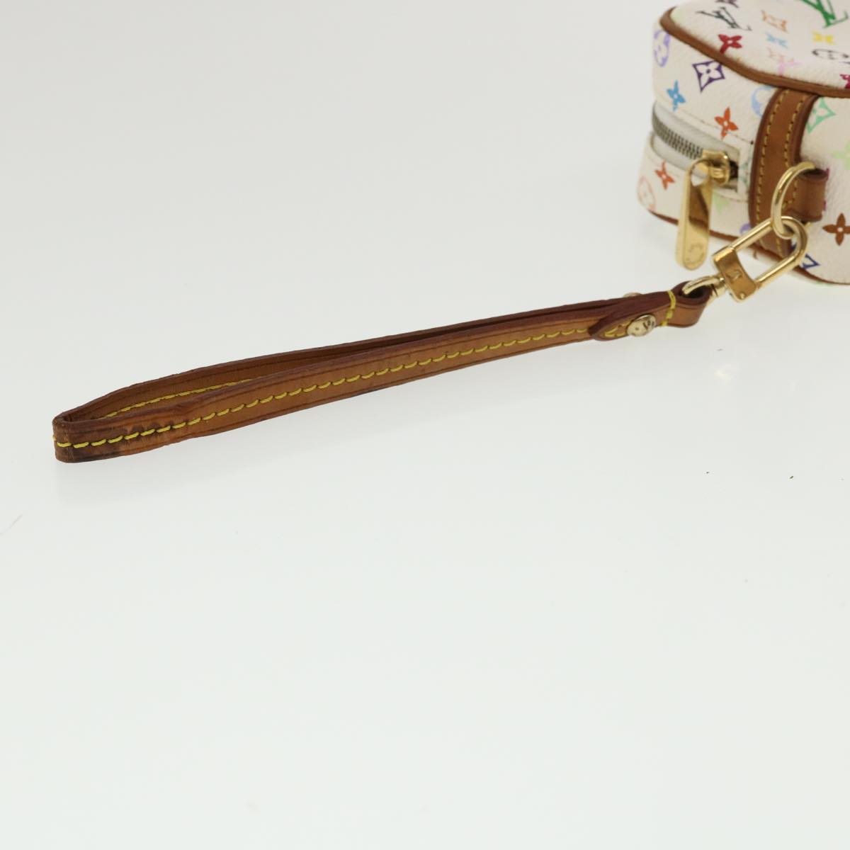LOUIS VUITTON Monogram Multicolor Trousse Wapity Pouch White M58033 rh260