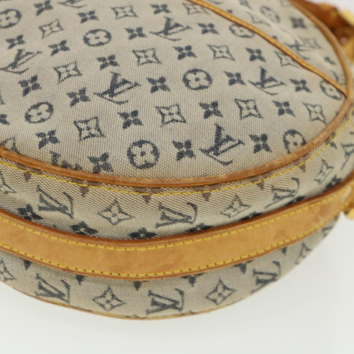 LOUIS VUITTON Monogram Mini Jeanne GM Shoulder Bag Blue M92000 LV rh269