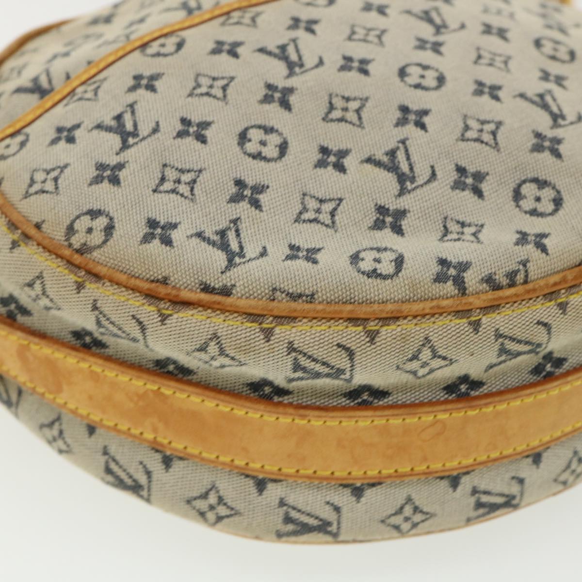 LOUIS VUITTON Monogram Mini Jeanne GM Shoulder Bag Blue M92000 LV rh269