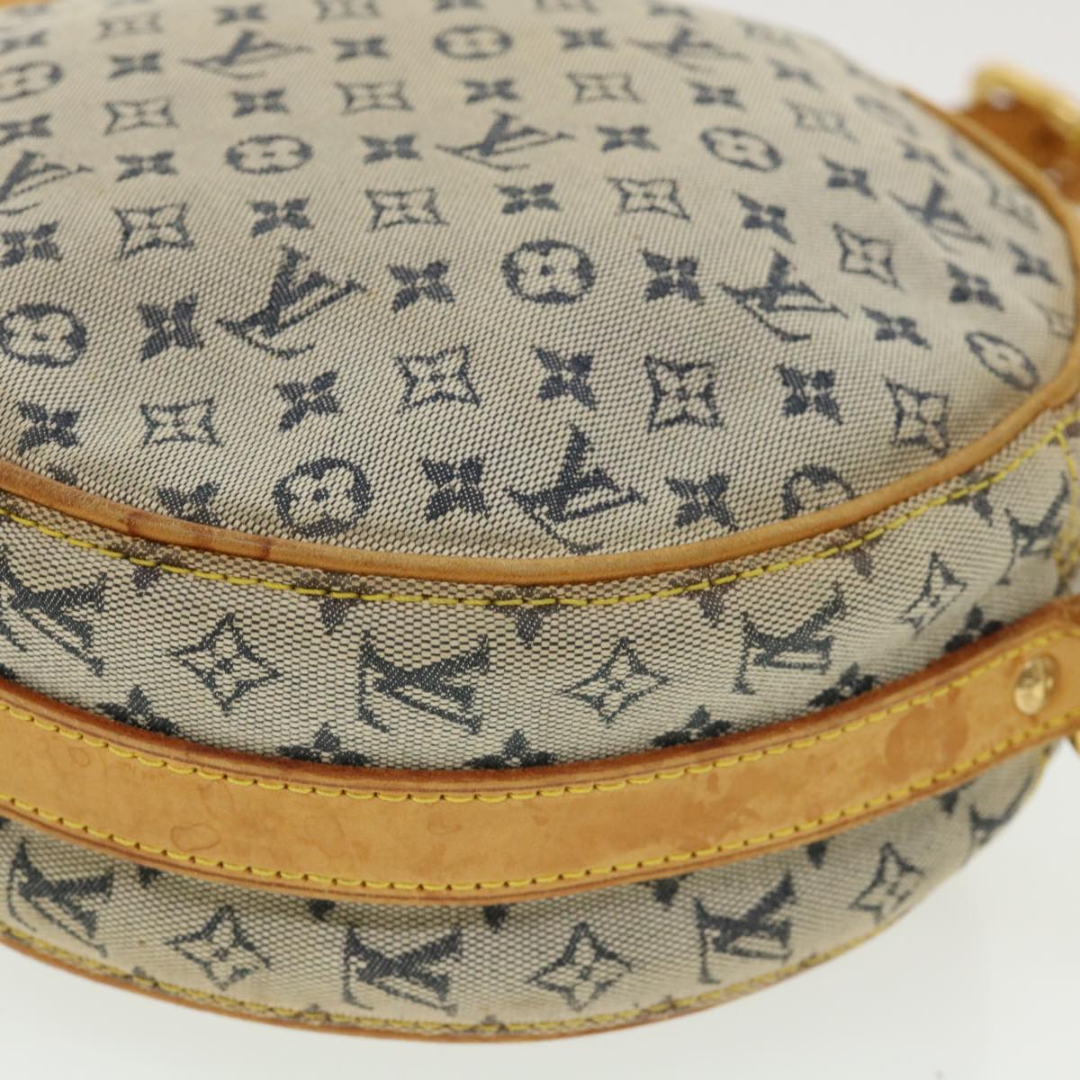 LOUIS VUITTON Monogram Mini Jeanne GM Shoulder Bag Blue M92000 LV rh269
