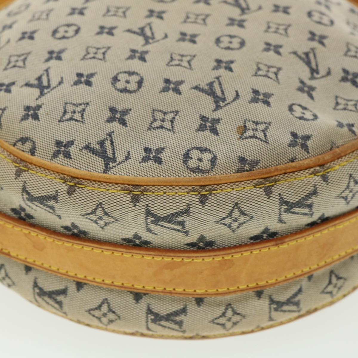 LOUIS VUITTON Monogram Mini Jeanne GM Shoulder Bag Blue M92000 LV rh269