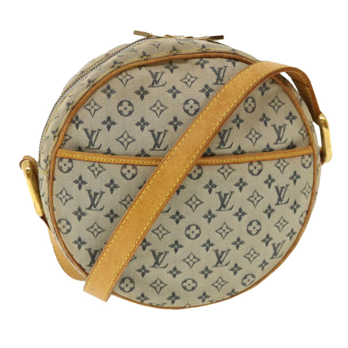 LOUIS VUITTON Monogram Mini Jeanne GM Shoulder Bag Blue M92000 LV rh269
