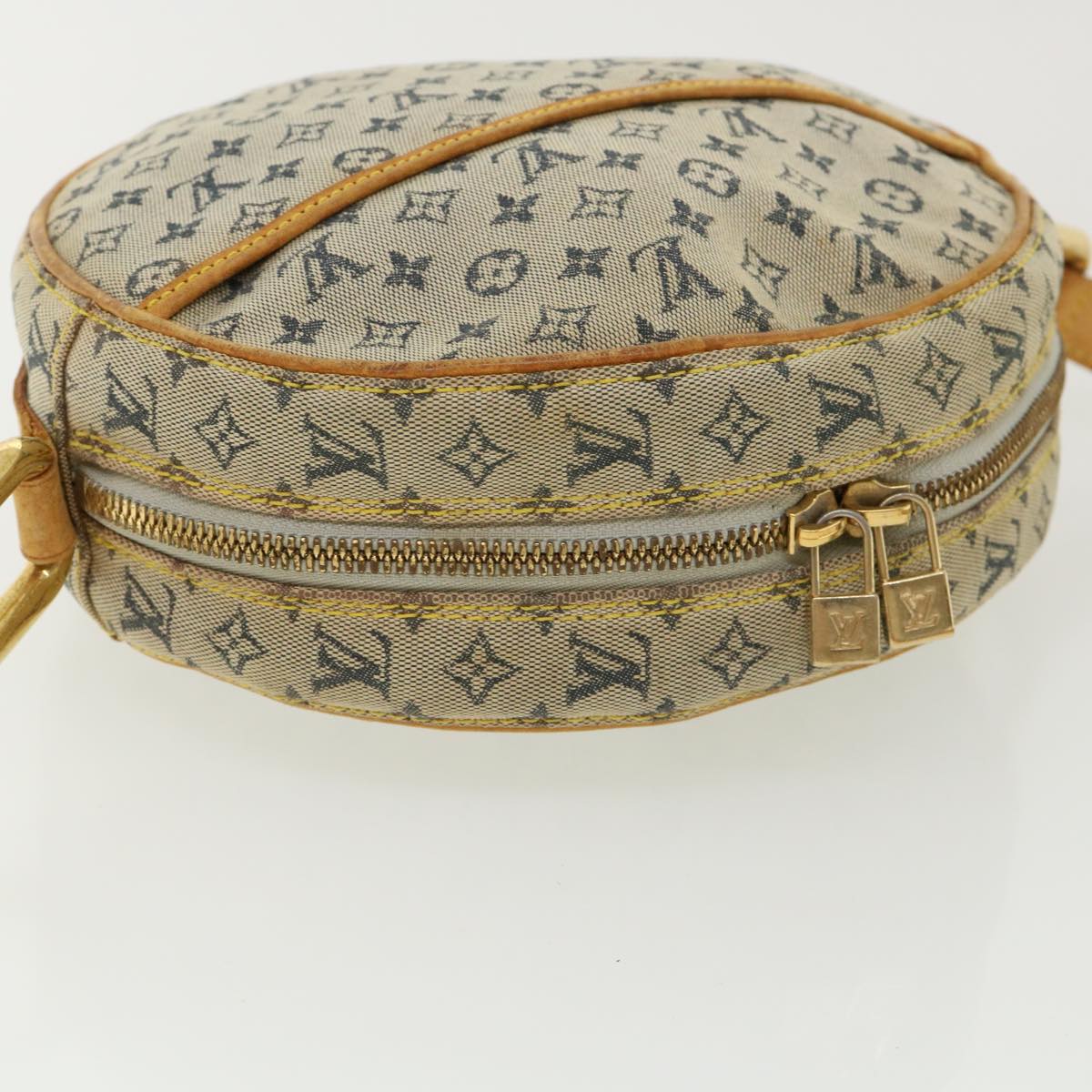 LOUIS VUITTON Monogram Mini Jeanne GM Shoulder Bag Blue M92000 LV rh269