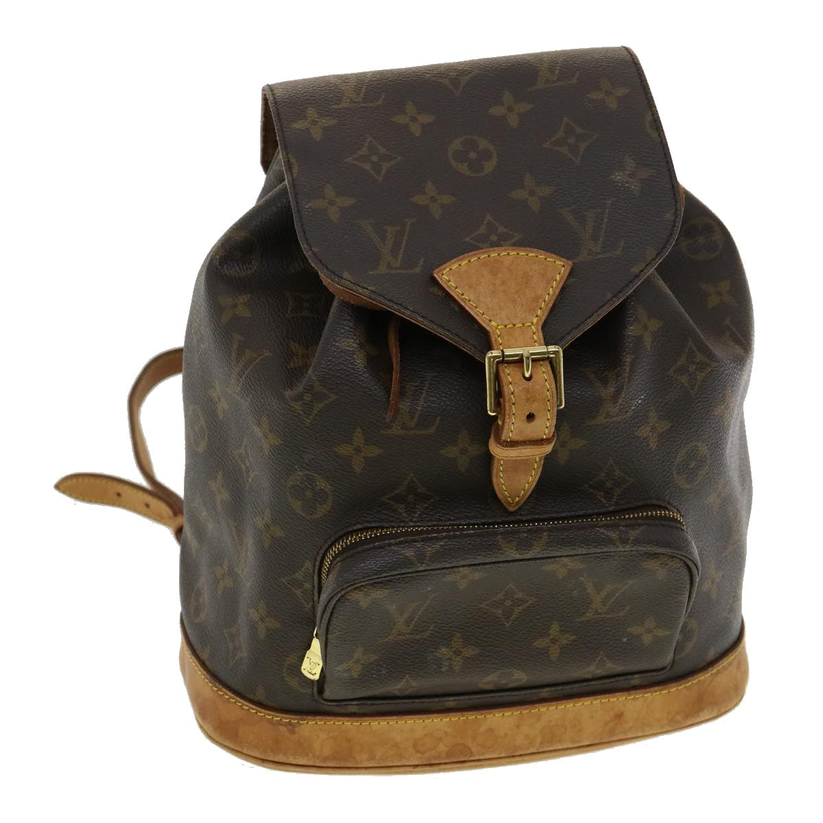 LOUIS VUITTON Monogram Montsouris MM Backpack M51136 LV rh278