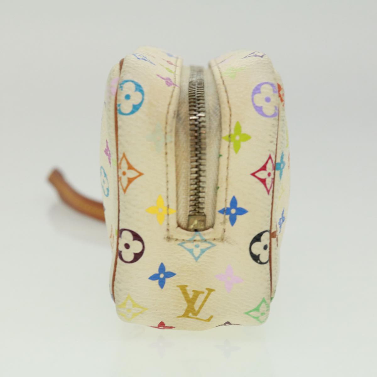 LOUIS VUITTON Monogram Multicolor Trousse Wapity Pouch White M58033 rh288