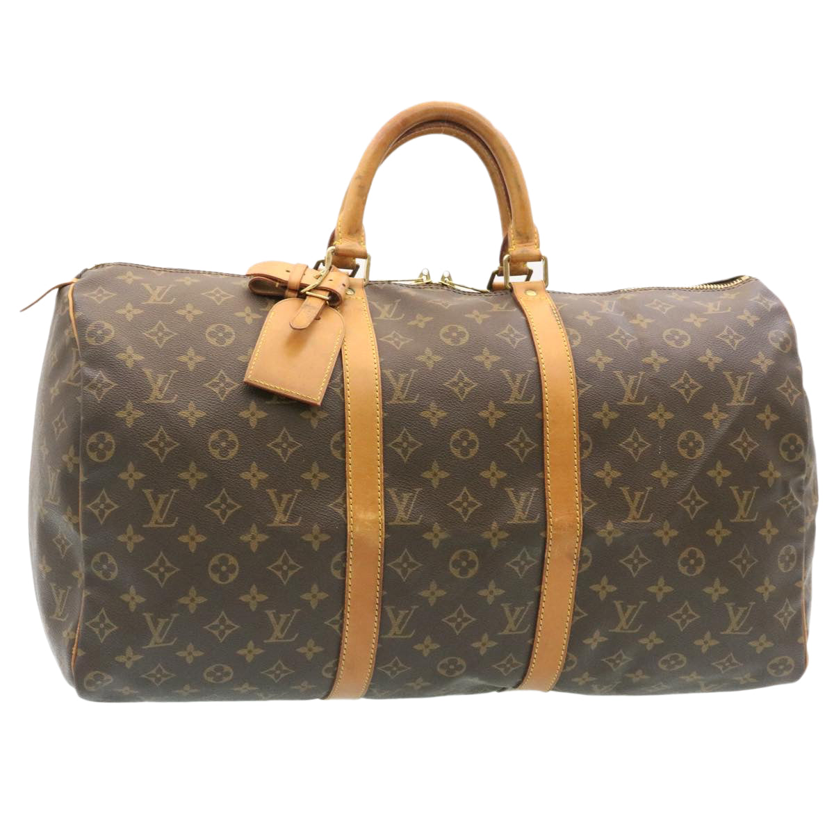 LOUIS VUITTON Monogram Keepall 50 Boston Bag M41426 LV ro136