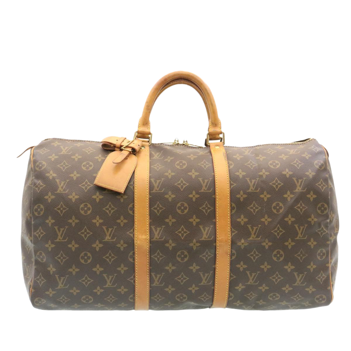 LOUIS VUITTON Monogram Keepall 50 Boston Bag M41426 LV ro136