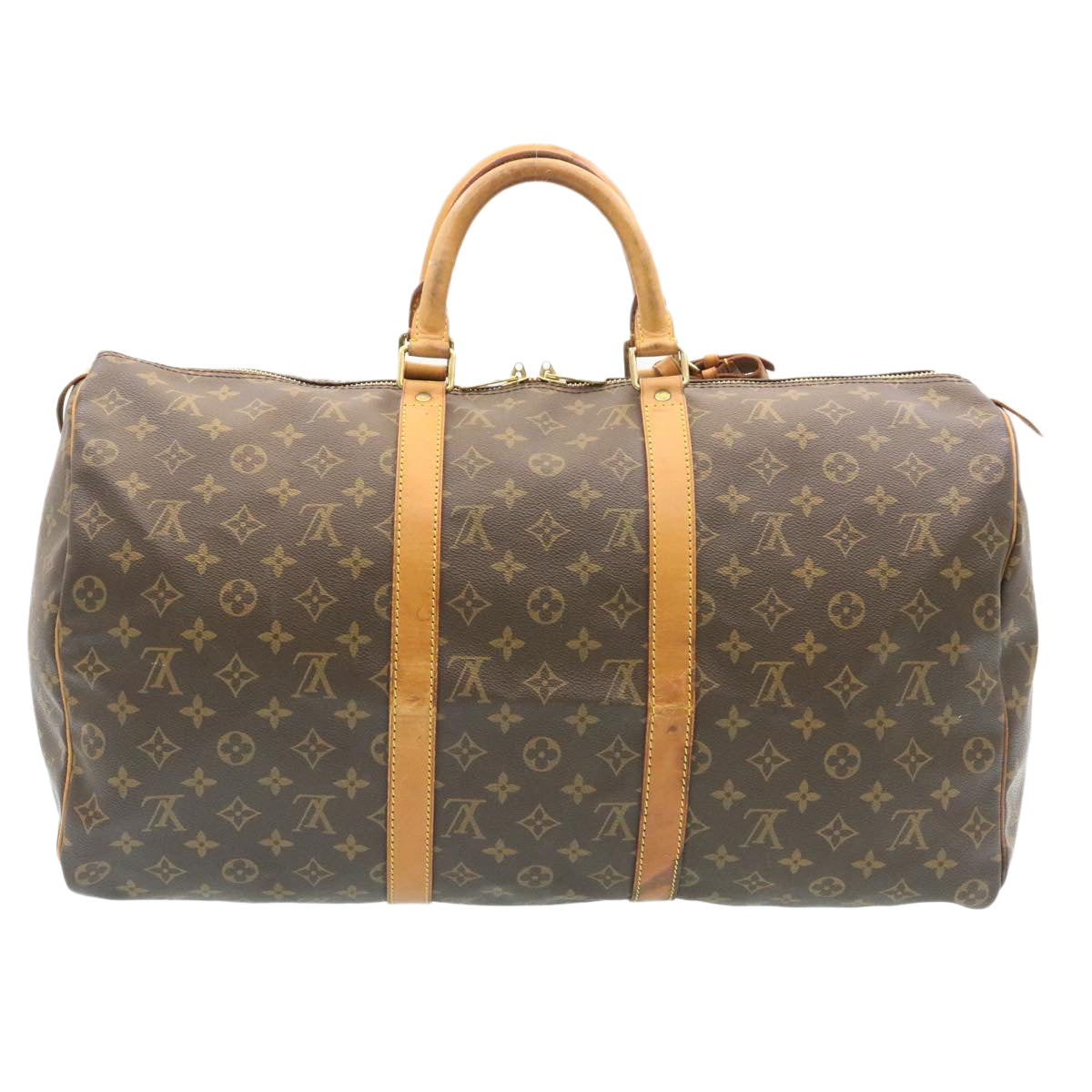 LOUIS VUITTON Monogram Keepall 50 Boston Bag M41426 LV ro136