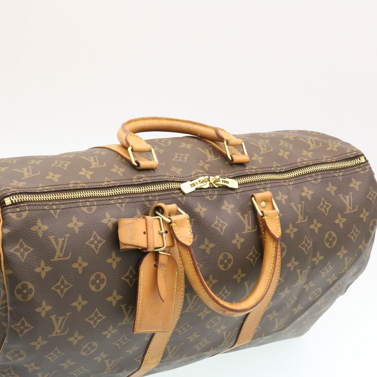 LOUIS VUITTON Monogram Keepall 50 Boston Bag M41426 LV ro136