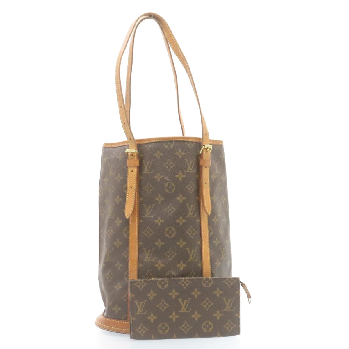 LOUIS VUITTON Monogram Bucket GM Shoulder Bag bs465 LV ro238