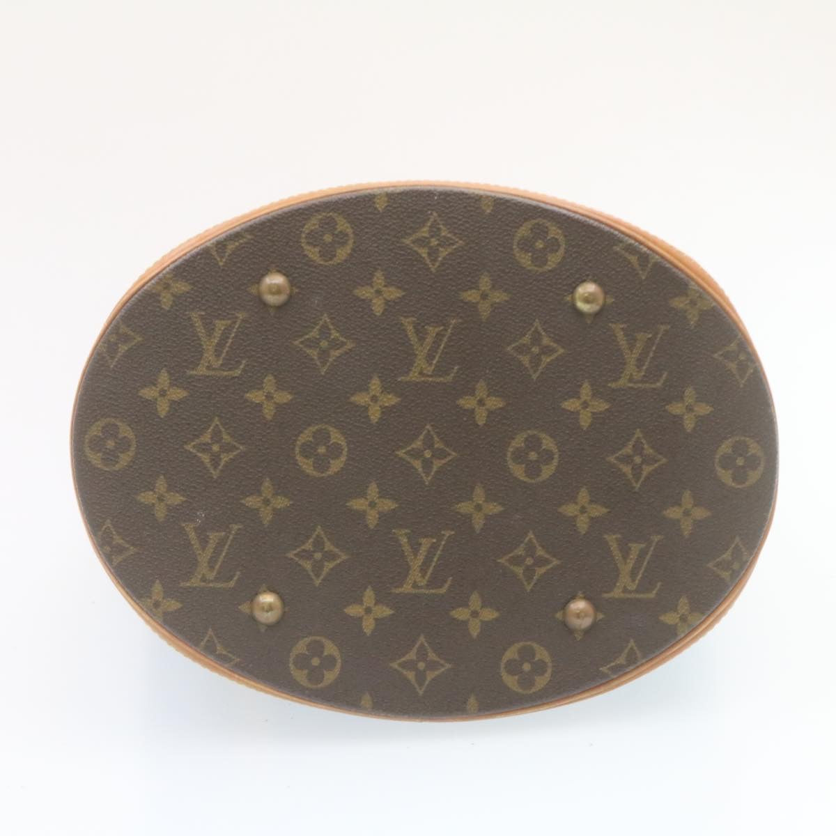 LOUIS VUITTON Monogram Bucket GM Shoulder Bag bs465 LV ro238