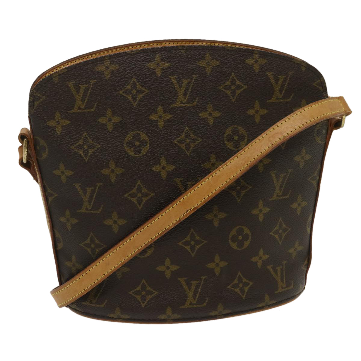 LOUIS VUITTON Monogram Drouot Shoulder Bag M51290 LV ro281
