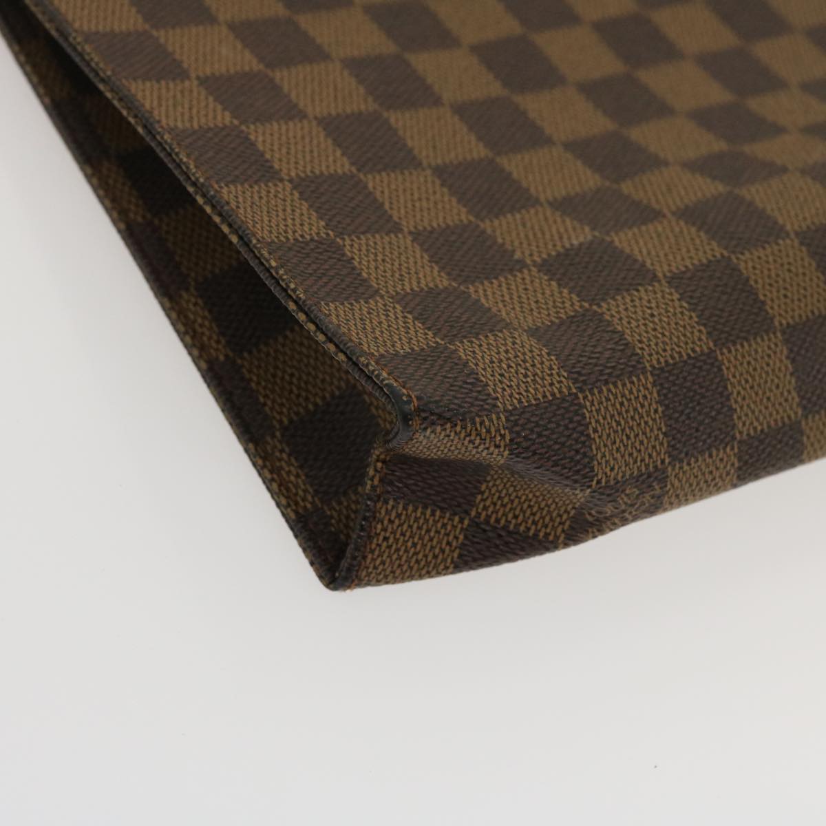 LOUIS VUITTON Damier Ebene Poche Toilette 26 Pouch N47543 LV ro348
